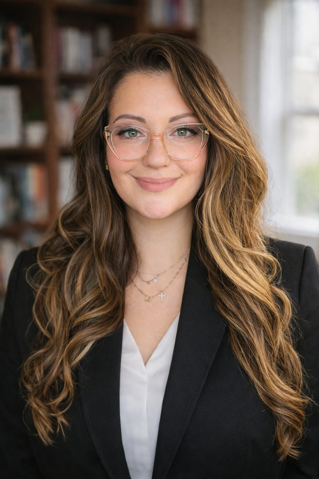A headshot of author Lena Hanna